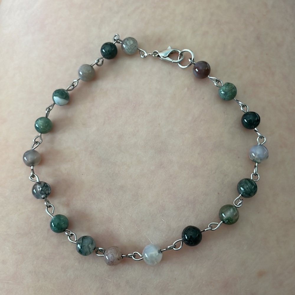 Natural Stone Anklet